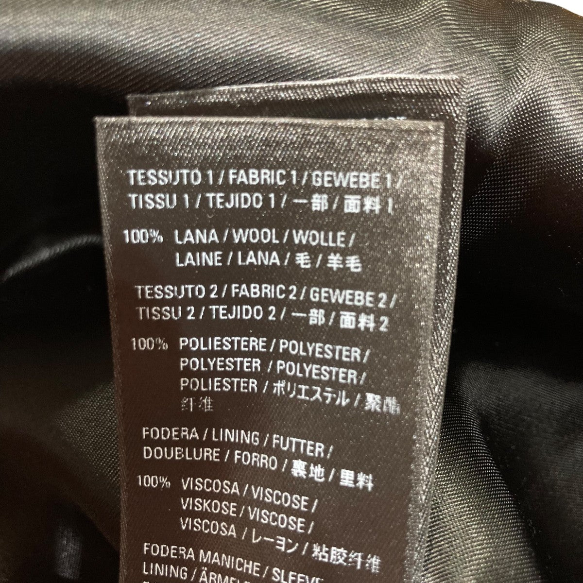 BALENCIAGA Black Cristobal Double-Breasted Blazer Jacketダブルジャケット675391 古着・中古-6枚目のアイテム画像