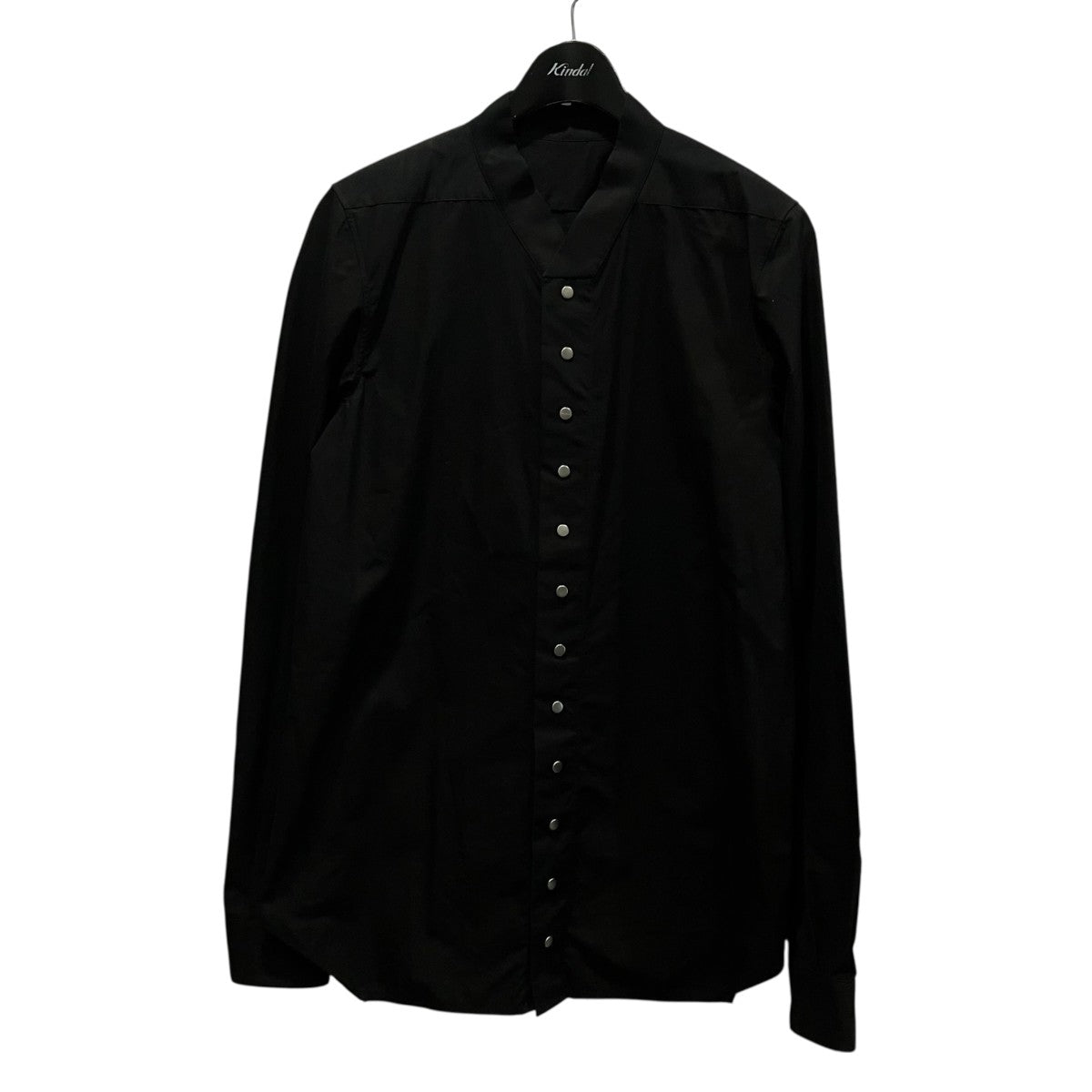 RICK OWENS SNAP COLLAR FAUN SHIRTスナップカラーシャツRU01B1290-P 古着・中古-1枚目のアイテム画像