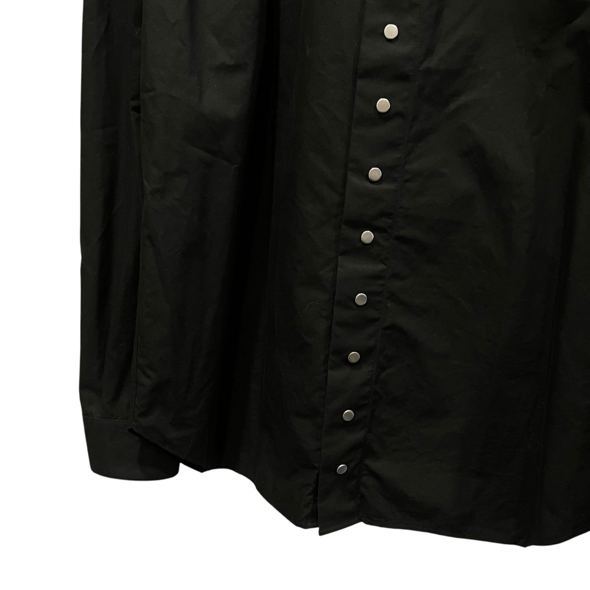 RICK OWENS SNAP COLLAR FAUN SHIRTスナップカラーシャツRU01B1290-P 古着・中古-4枚目のアイテム画像