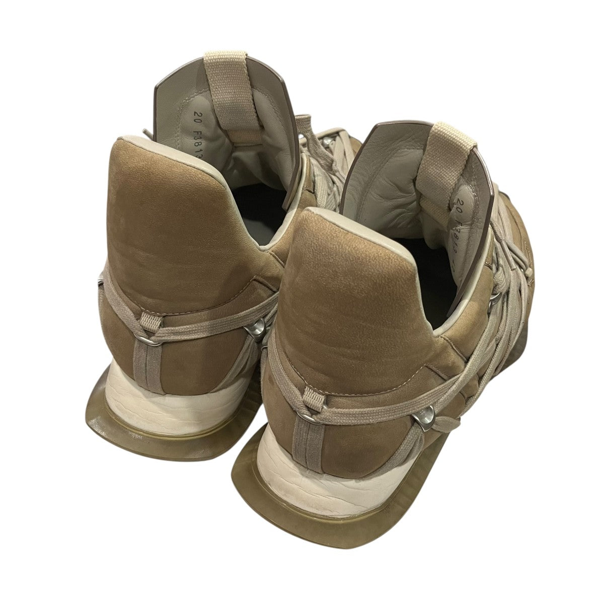 RICK OWENS MAXIMAL RUNNERレースアップスニーカーF3813 古着・中古-2枚目のアイテム画像