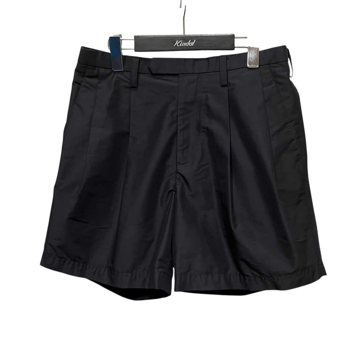 23SSNylon Typewriter Shorts2タックハーフパンツ23SCM-P04102