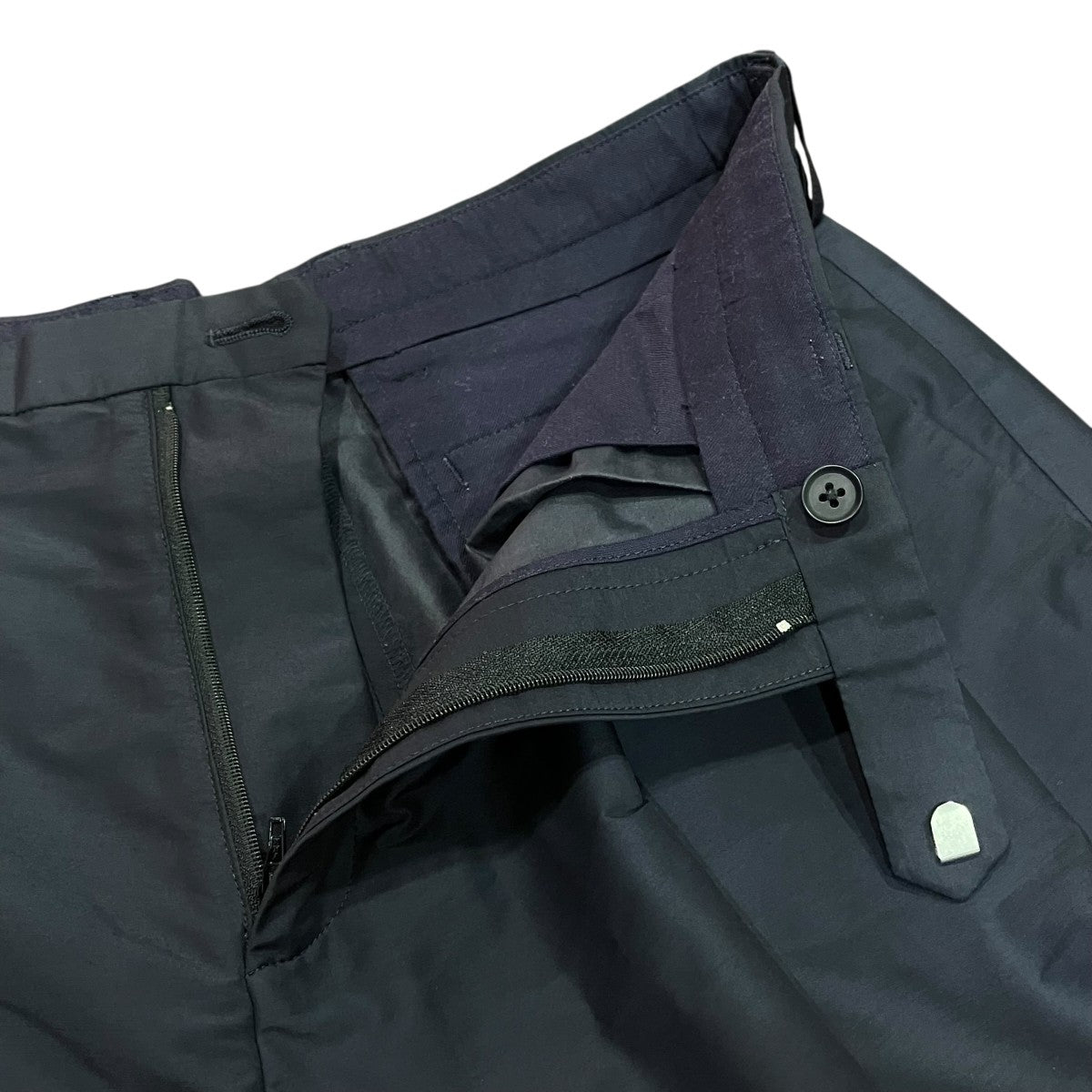 23SSNylon Typewriter Shorts2タックハーフパンツ23SCM-P04102