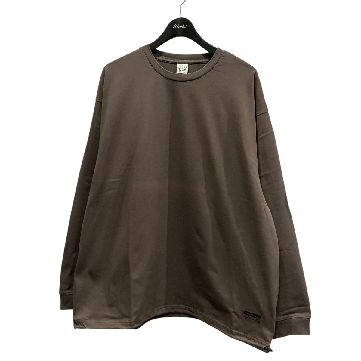 Marmot 26SSLS Drawcord TeeドローコードロングスリーブTシャツMTSS26MLS367SG 古着・中古-1枚目のアイテム画像