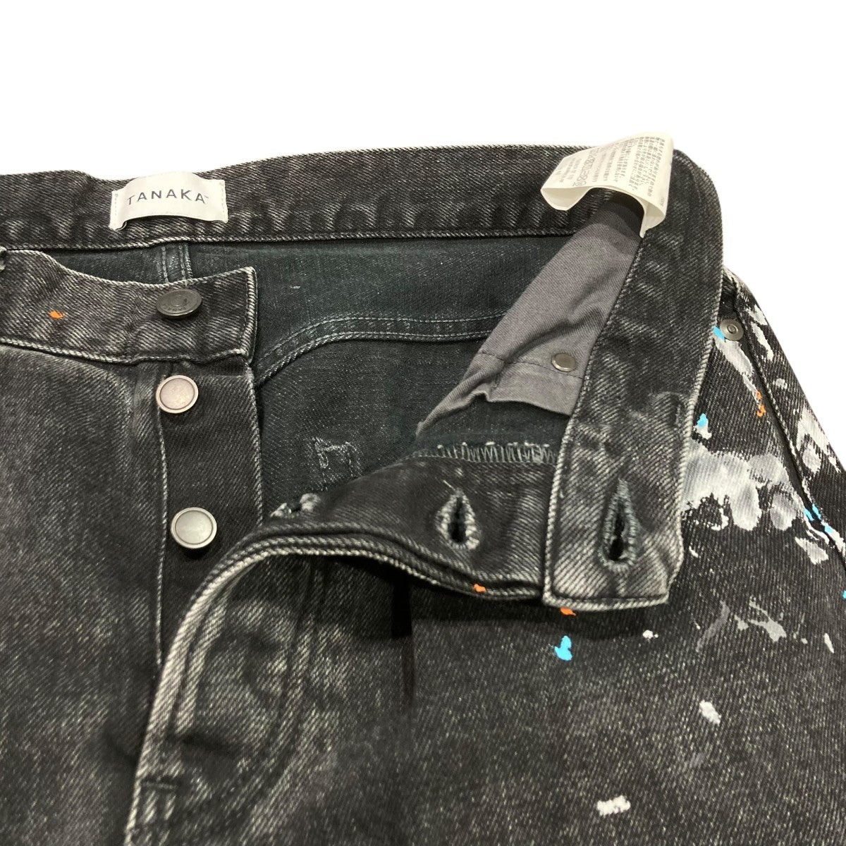 TANAKA×BARNEYS NEWYORK THE STRAIGHT JEAN TROUSERSデニムパンツST-126 古着・中古-3枚目のアイテム画像