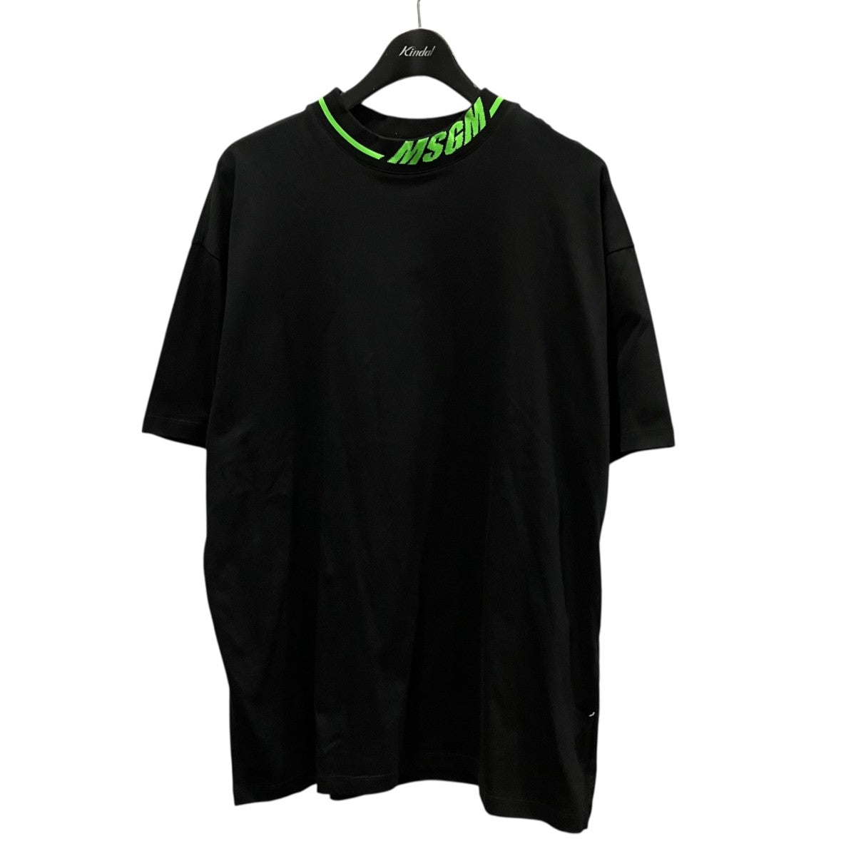MSGM リブロゴTシャツ3340MM103 古着・中古-1枚目のアイテム画像