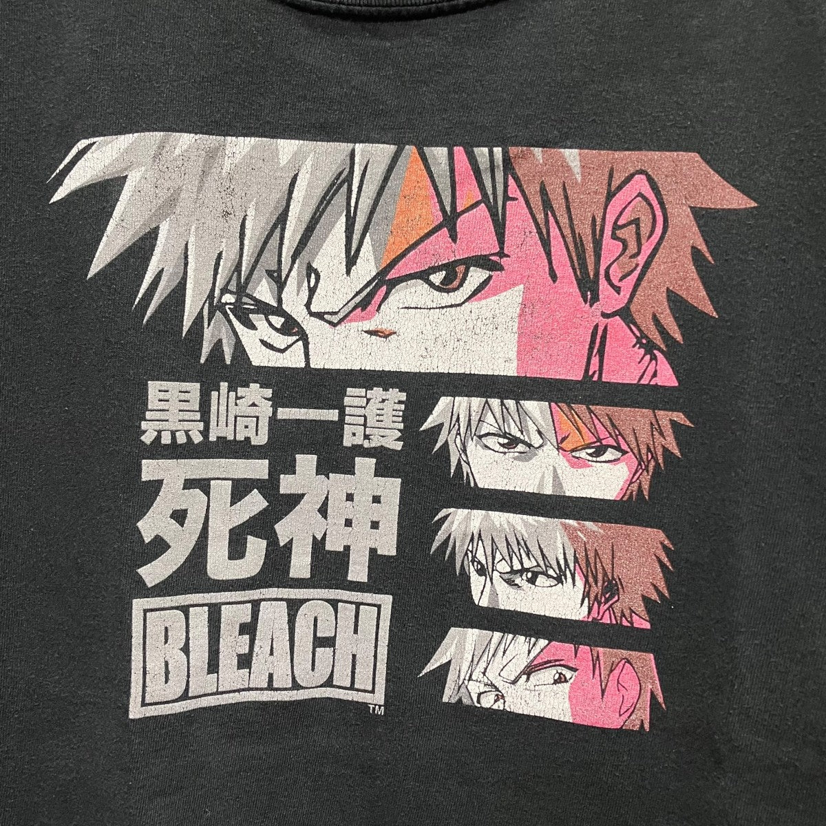 BLEACH 00’ｓ黒崎一護プリントTシャツ 古着・中古-3枚目のアイテム画像