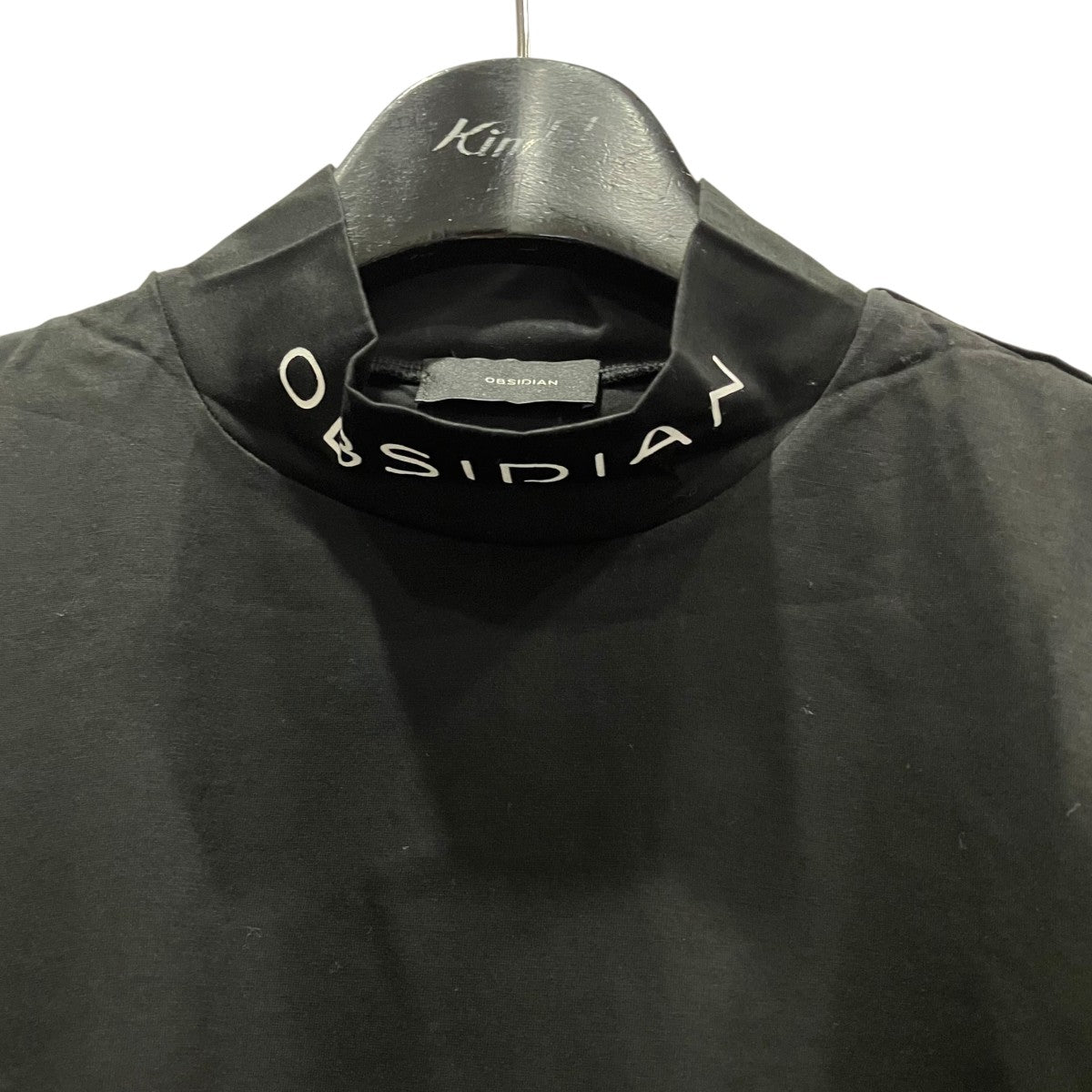 OBSIDIAN HALF SLEEVE TURTLE NECK PRINTハーフスリーブタートルネックプリントカットソー 古着・中古-3枚目のアイテム画像