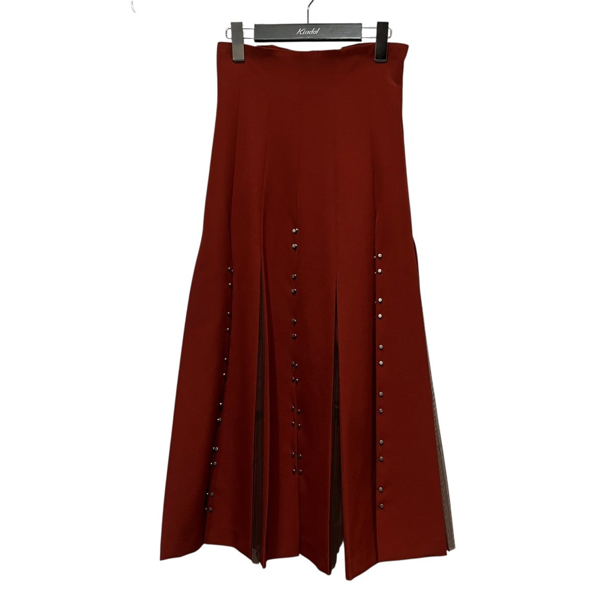AMERI CHASM SCREEN SKIRTスタッズプリーツスカート01920920320 古着・中古-1枚目のアイテム画像