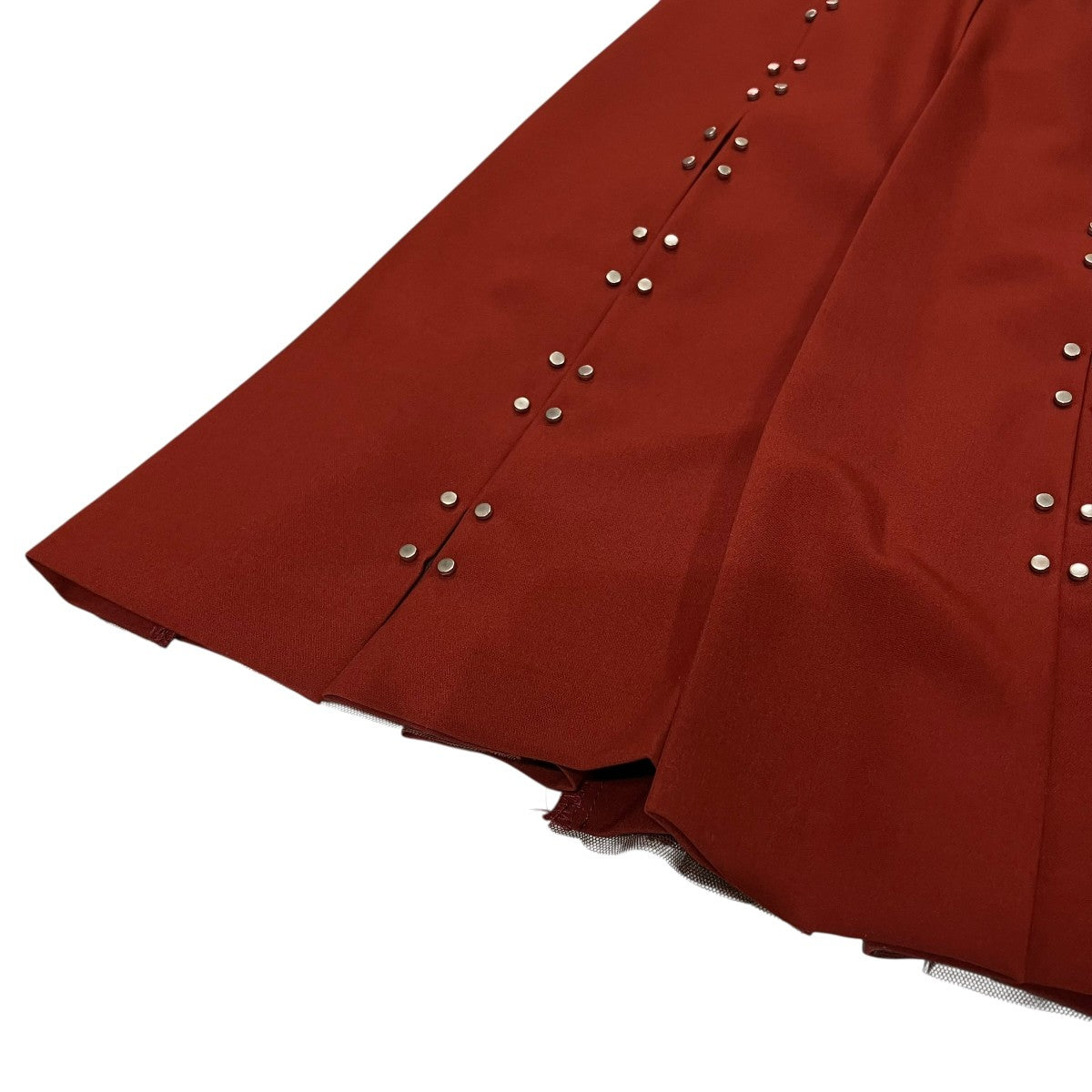 AMERI CHASM SCREEN SKIRTスタッズプリーツスカート01920920320 古着・中古-4枚目のアイテム画像