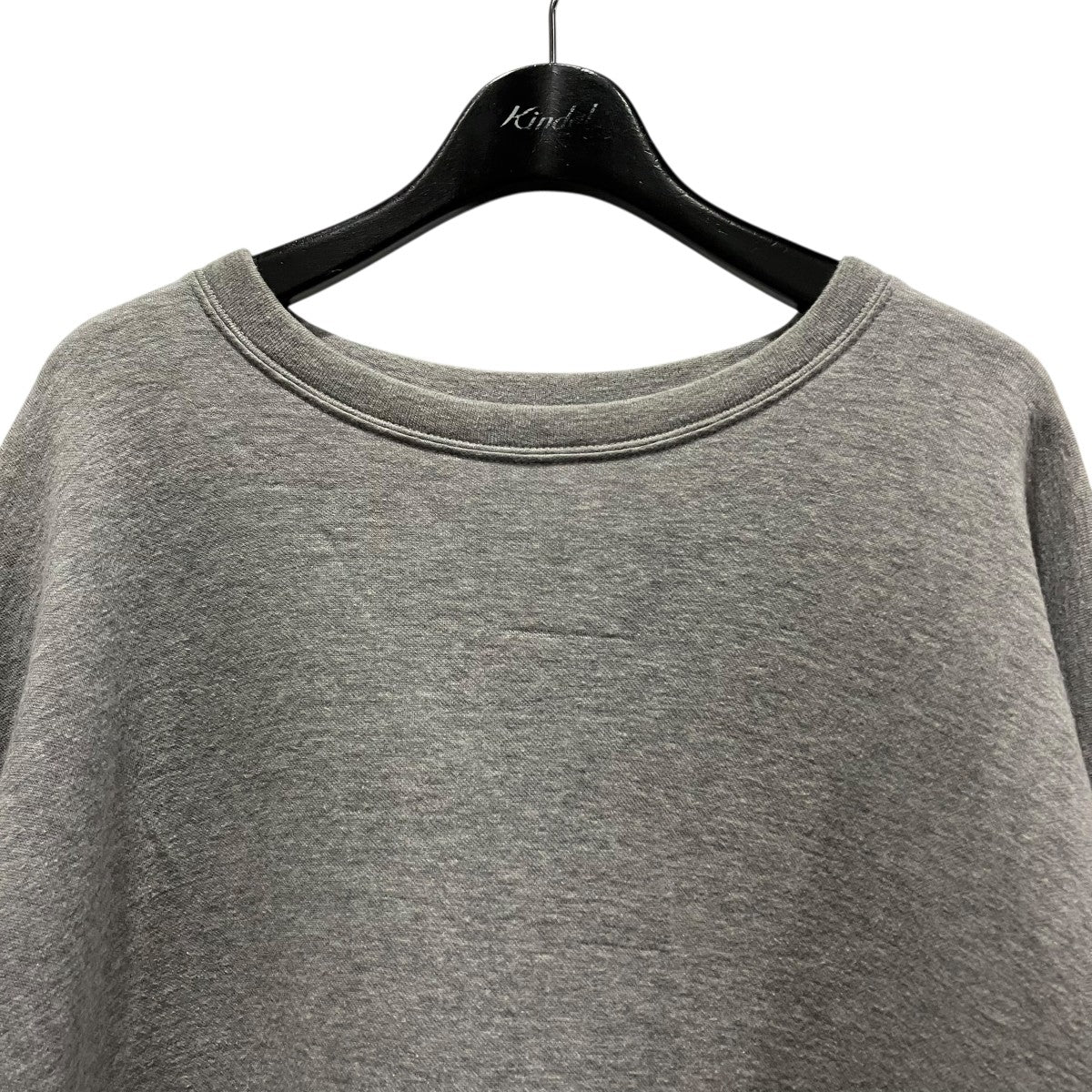 COTTON DOUBLE KNIT TUCKED CREW NECK LSクルーネックスウェットST.1118