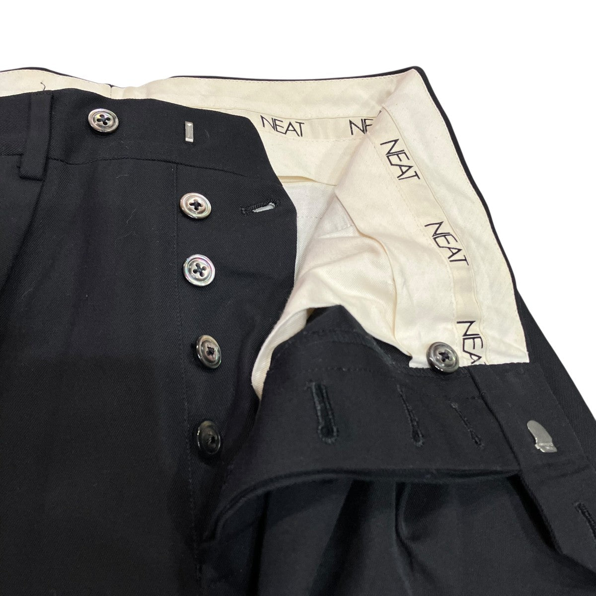 DORMEUIL2タックテーパードパンツ