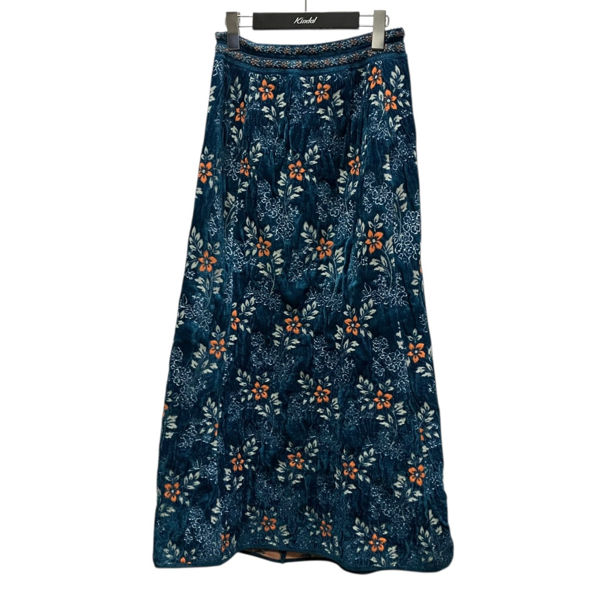 Floral Motif Chenille Knited Skirt花柄スカートMM25FW-KN064