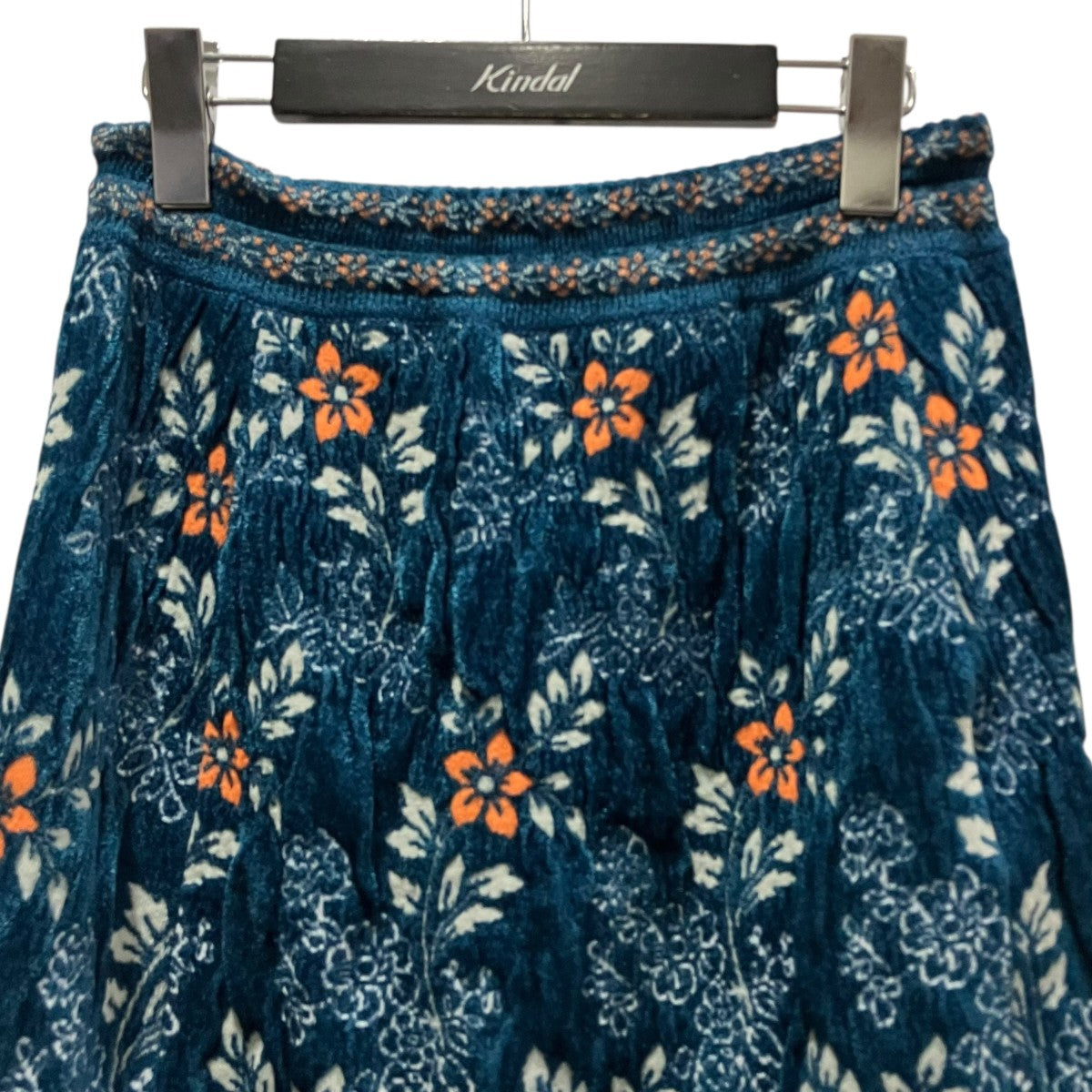 Floral Motif Chenille Knited Skirt花柄スカートMM25FW-KN064