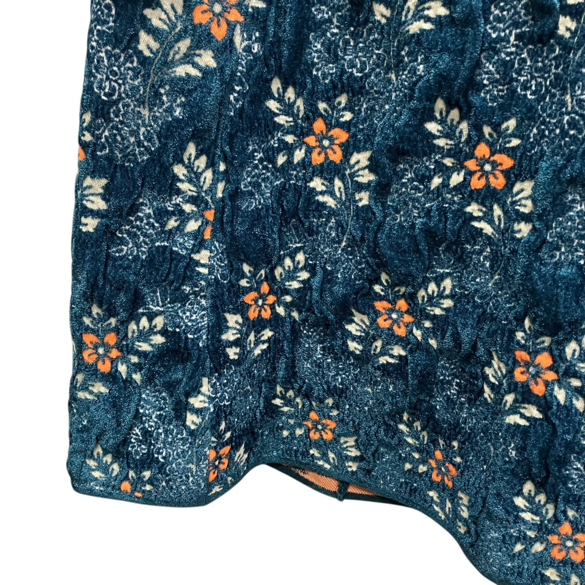 Floral Motif Chenille Knited Skirt花柄スカートMM25FW-KN064