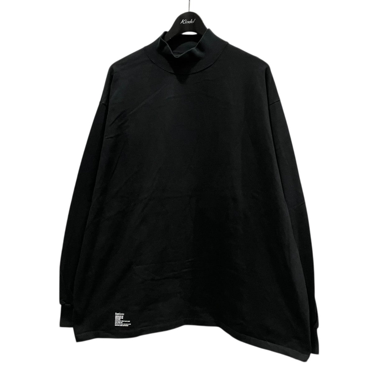 モックネック長袖Tシャツ