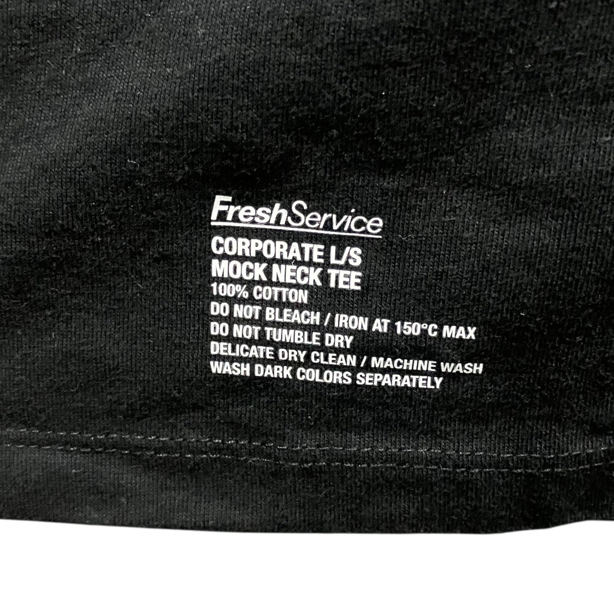 モックネック長袖Tシャツ