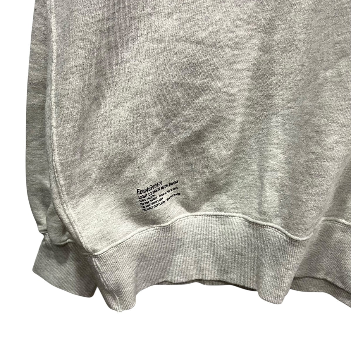 LIGHT OZ MOCK NECK SWEATモックネックスウェットFSW-22-SW-54