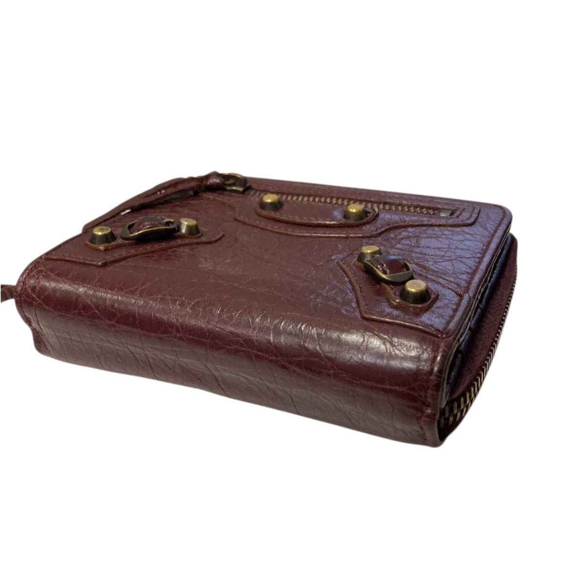 BALENCIAGA CLASSIC BILLFOLD ZIP2つ折りレザー財布310699 古着・中古-3枚目のアイテム画像