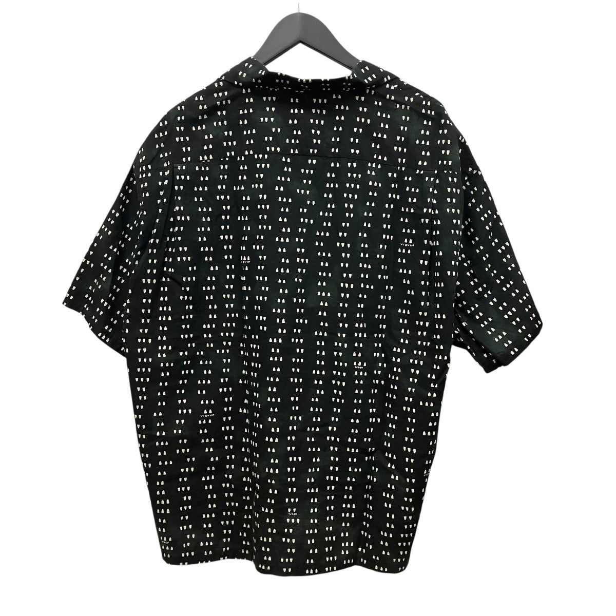 VISVIM 紙袋 24年スポット CROSBY KHADI S S IRIS総柄半袖シャツ0124305011001 古着・中古-2枚目のアイテム画像