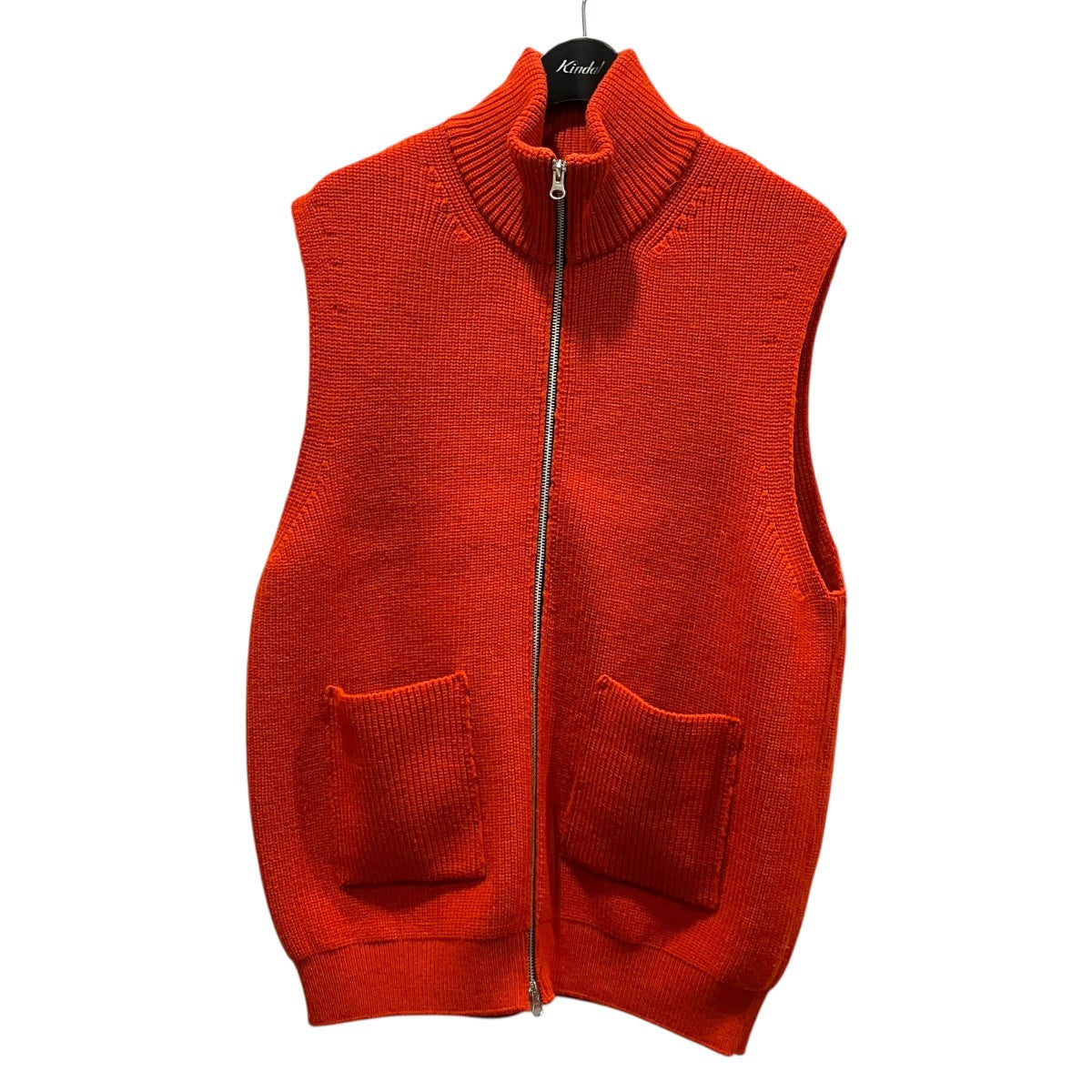 Mulesing Free Wool Knit Zip VestジップニットベストUDF23802