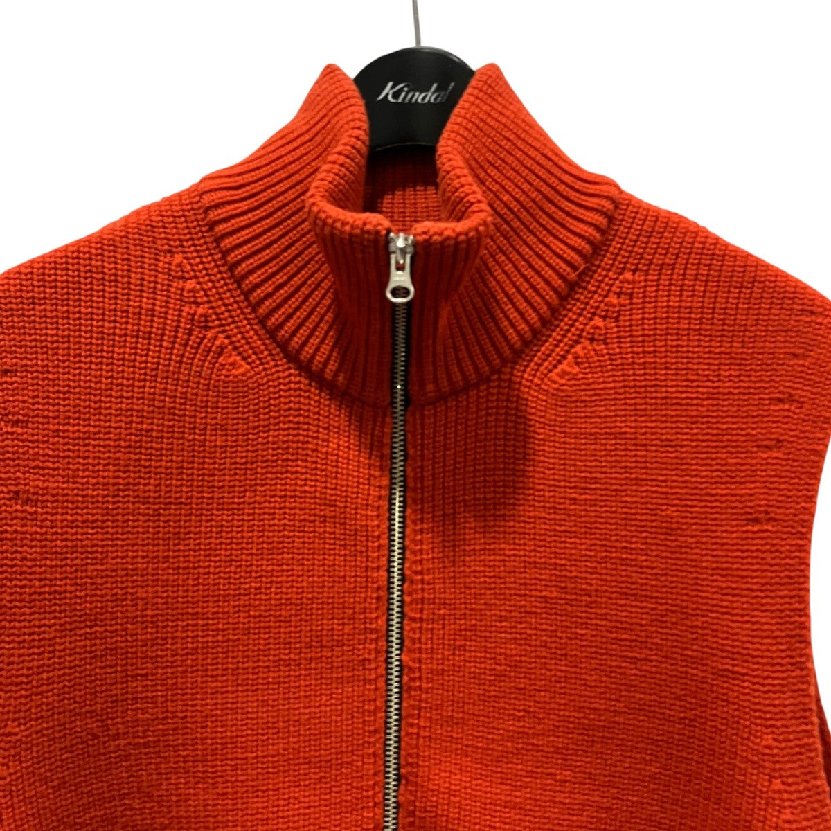 Mulesing Free Wool Knit Zip VestジップニットベストUDF23802