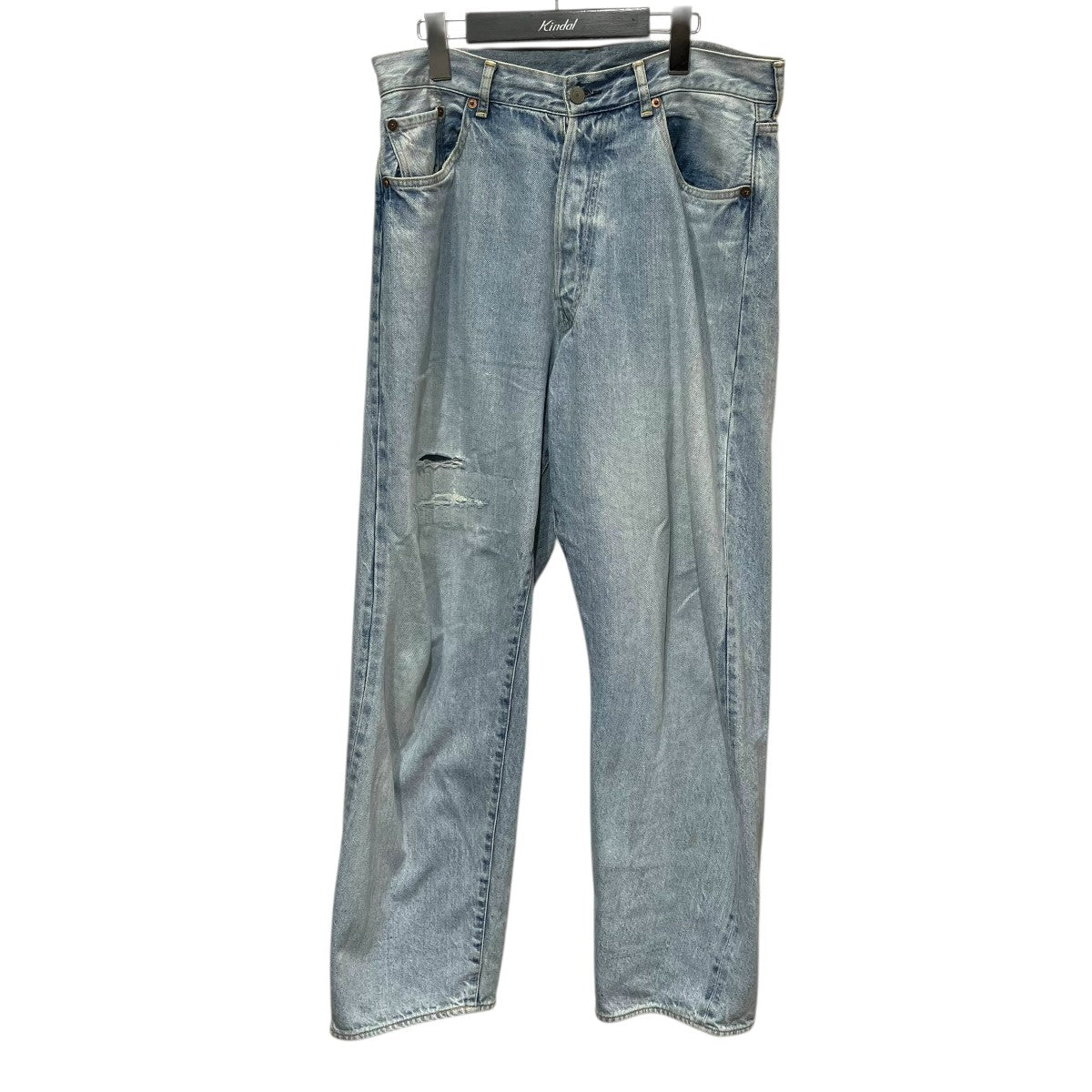 COMOLI デニム 5Pパンツ BLEACHデニムパンツV01-03009 古着・中古-1枚目のアイテム画像