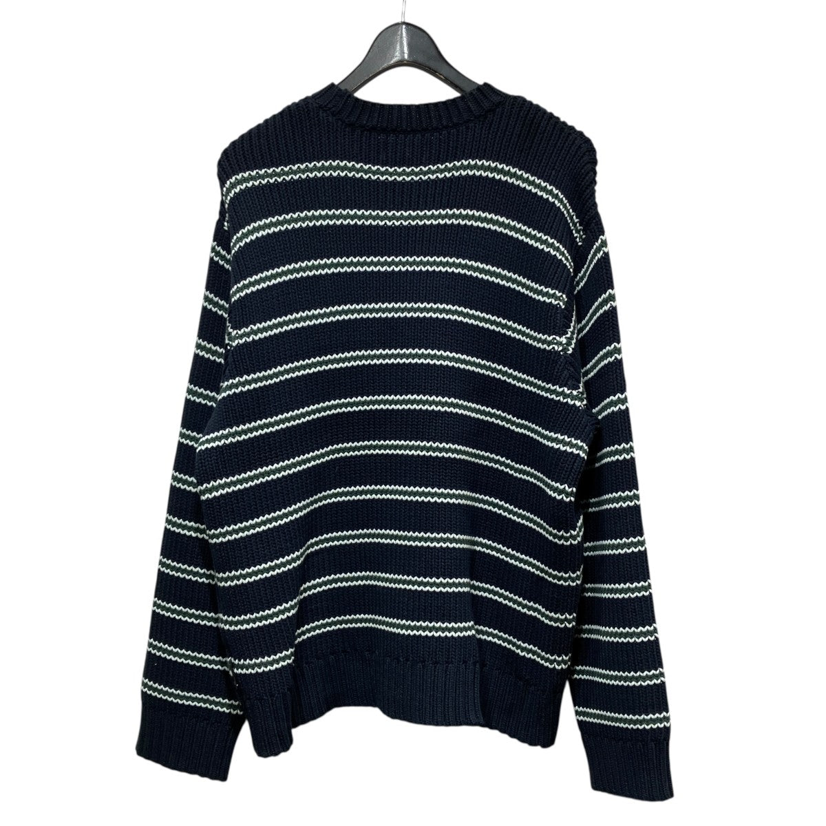 25AWCHUNKY COTTON STRIPE SWEATERボーダーニット