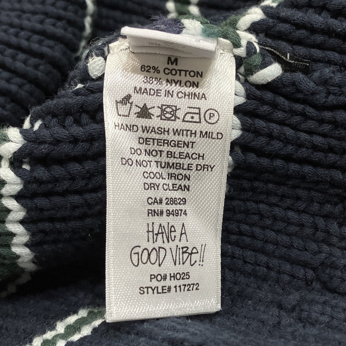 25AWCHUNKY COTTON STRIPE SWEATERボーダーニット