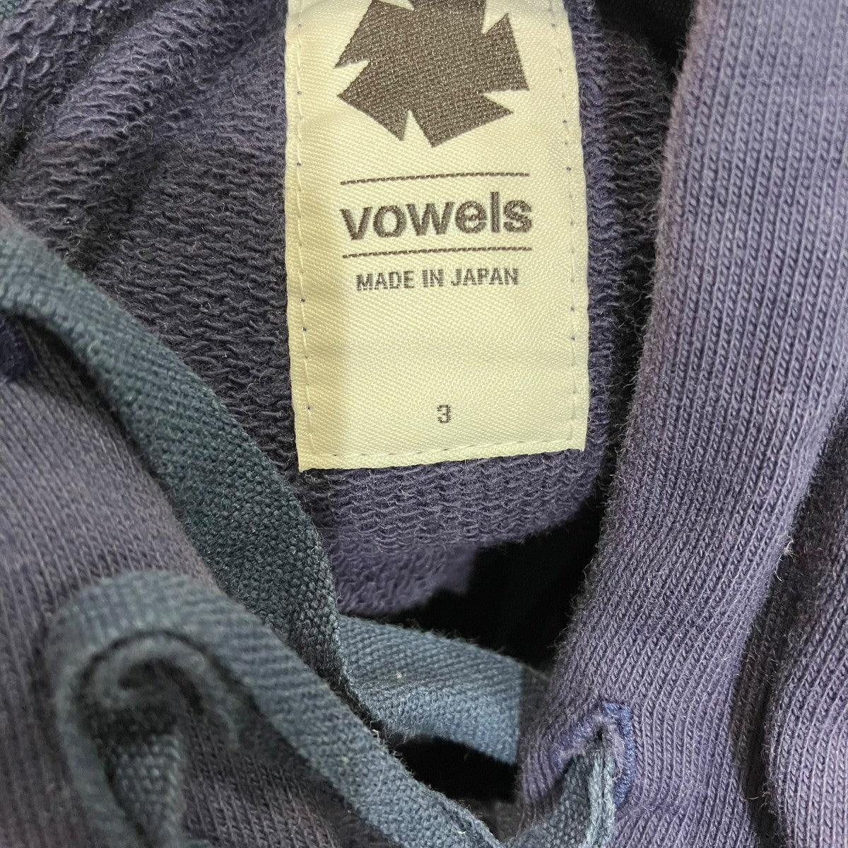 VOWELS 24SSClassic Hoodieジップパーカー 古着・中古-5枚目のアイテム画像