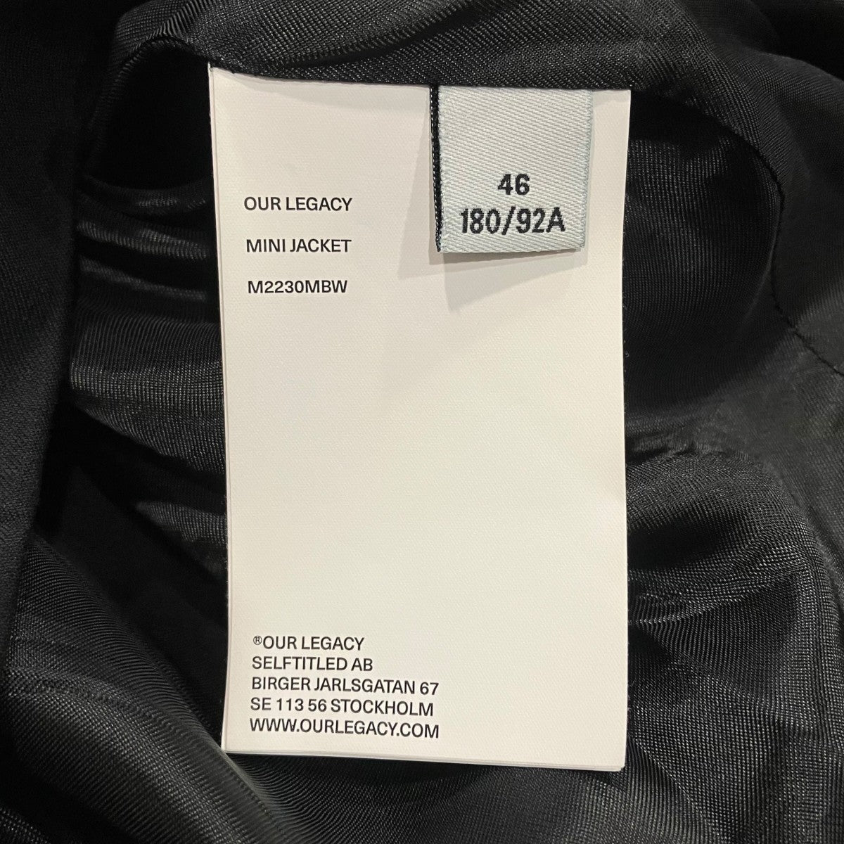 MINI JACKETジップブルゾンM2230MBW