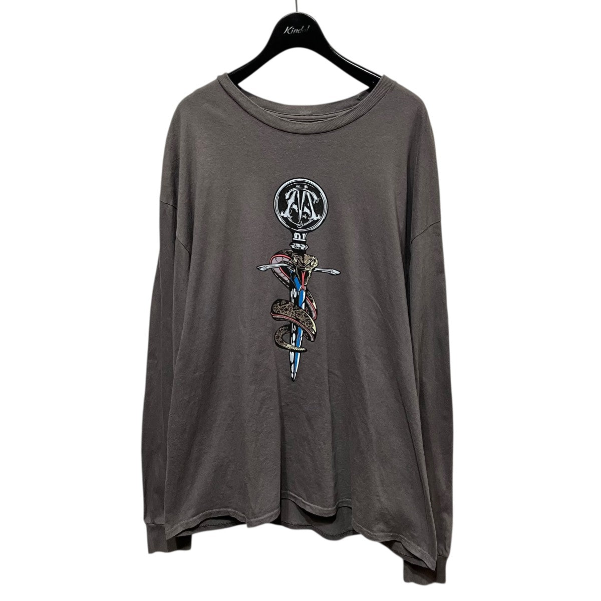 MASSES T-SHIRT L S CROSS SNEAK長袖Tシャツ 古着・中古-1枚目のアイテム画像