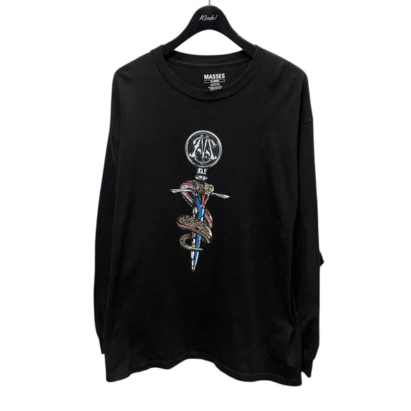 MASSES(マシス) T-SHIRT L S CROSS SNEAKロングスリーブTシャツ