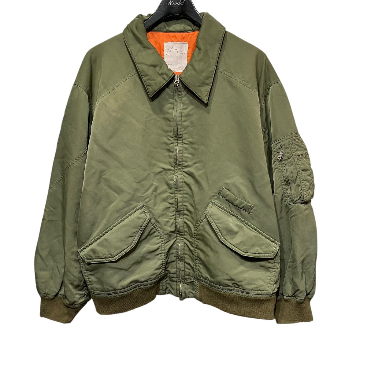 ANCELLM×WISM FADED BOMBER JACKET EXボンバージャケットACW-13 古着・中古-1枚目のアイテム画像
