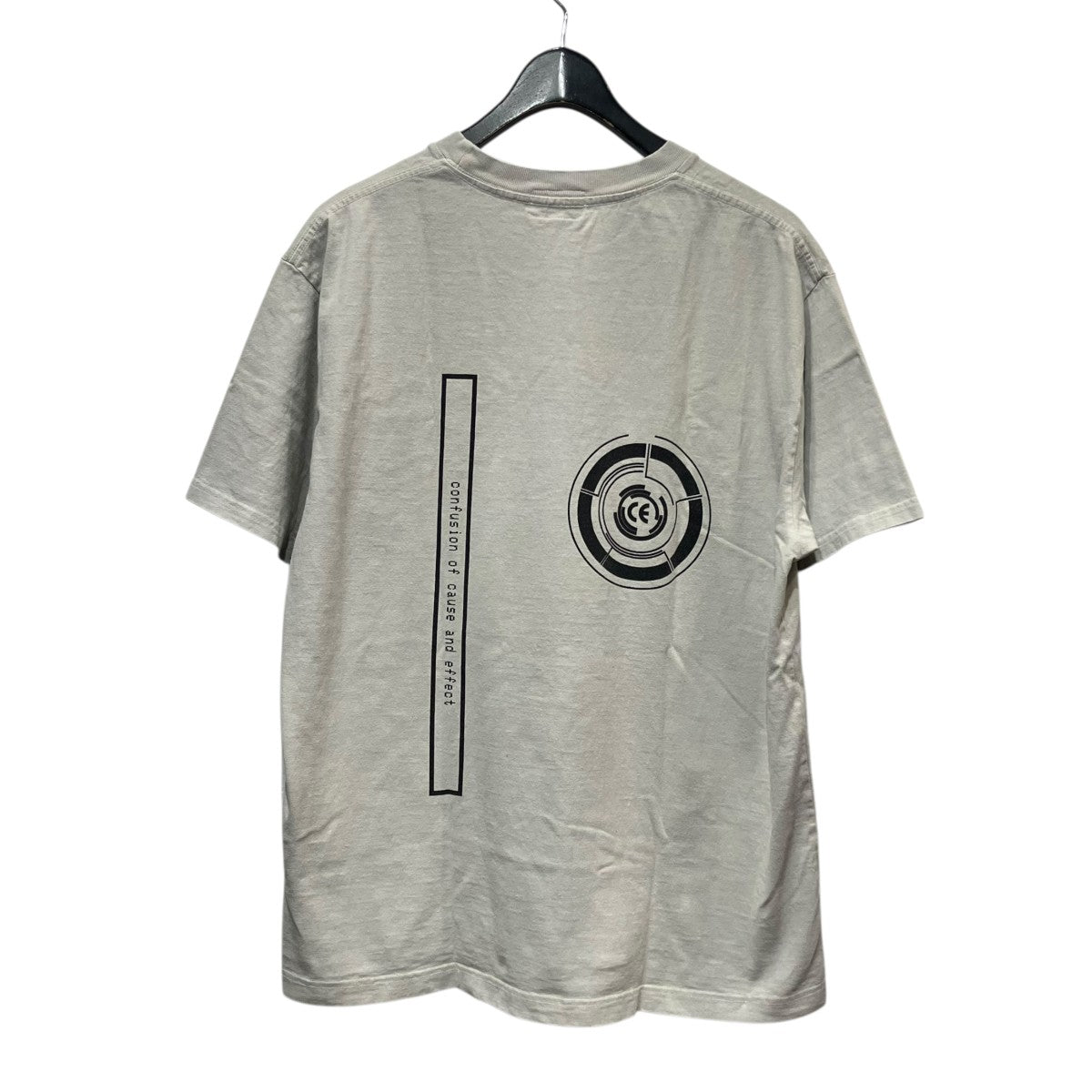 C．E OVERDYE CAUSE AND EFFECT TプリントTシャツ 古着・中古-2枚目のアイテム画像