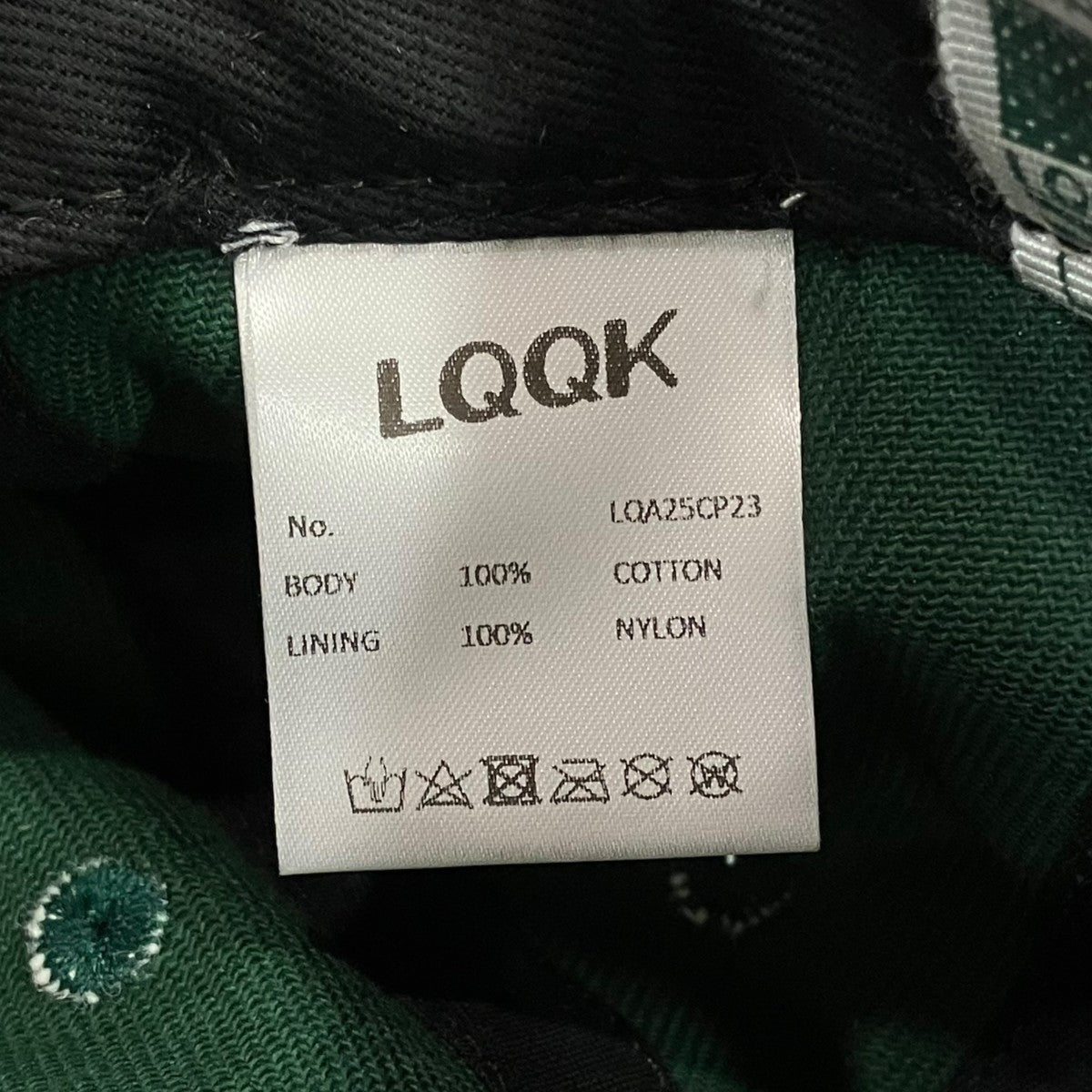 LQQK STUDIO ロゴキャップ 古着・中古-6枚目のアイテム画像