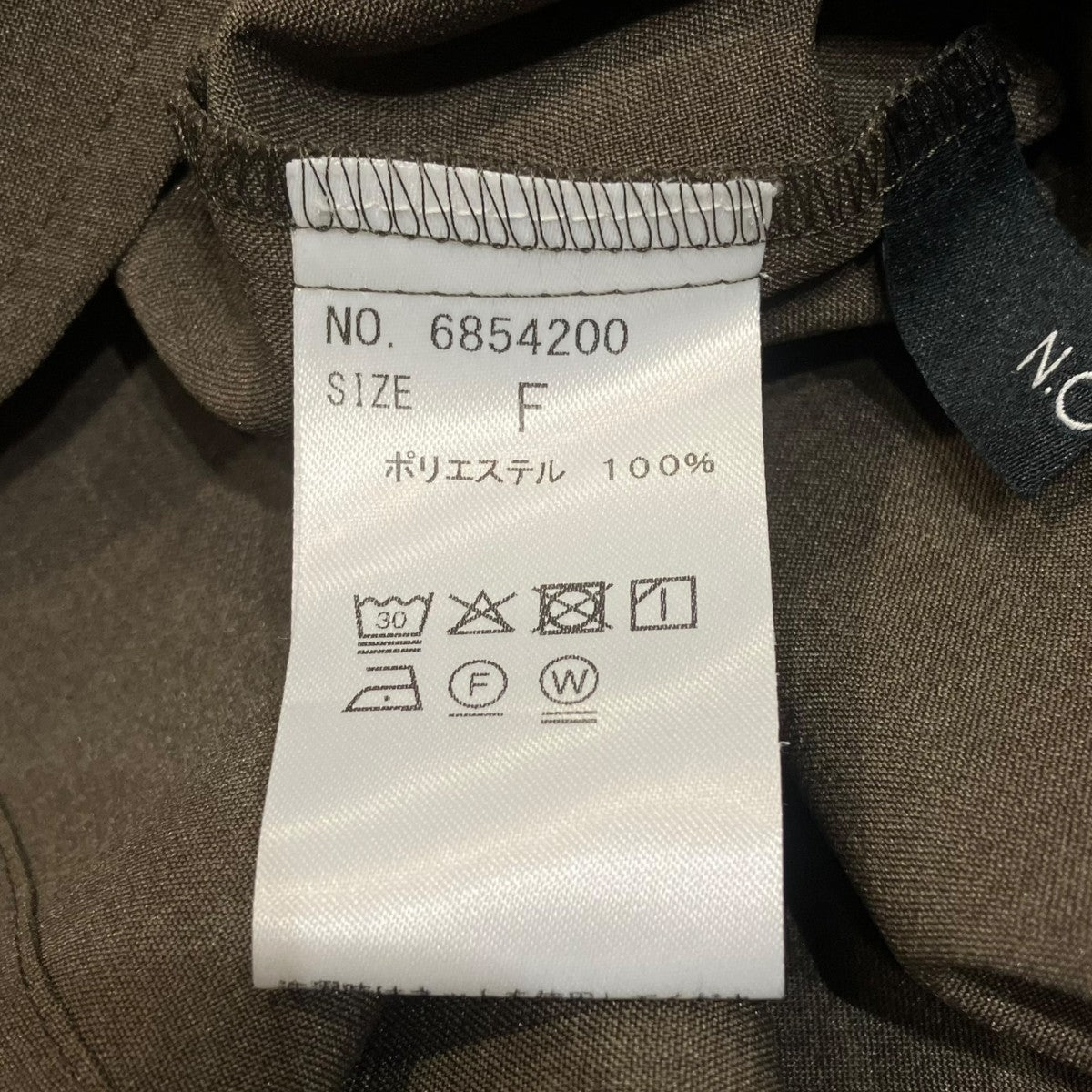 N．O．R．C ウォッシャブル2WAYバンドカラーシャツ6854200 古着・中古-5枚目のアイテム画像