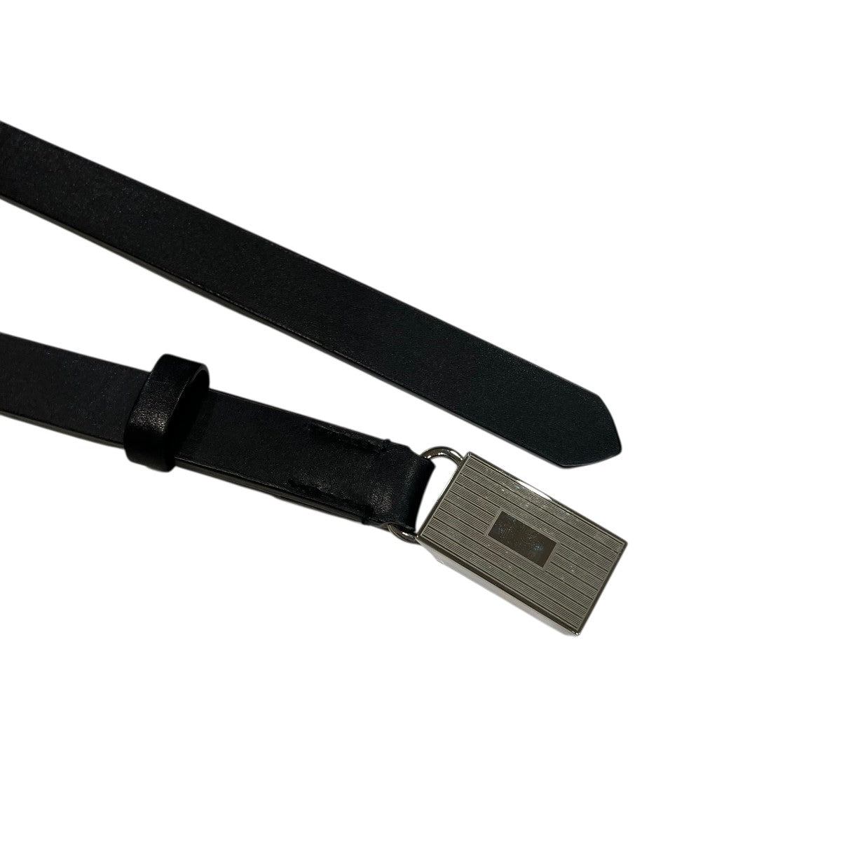 SLIDE BUCKLE BELTレザーナローベルト