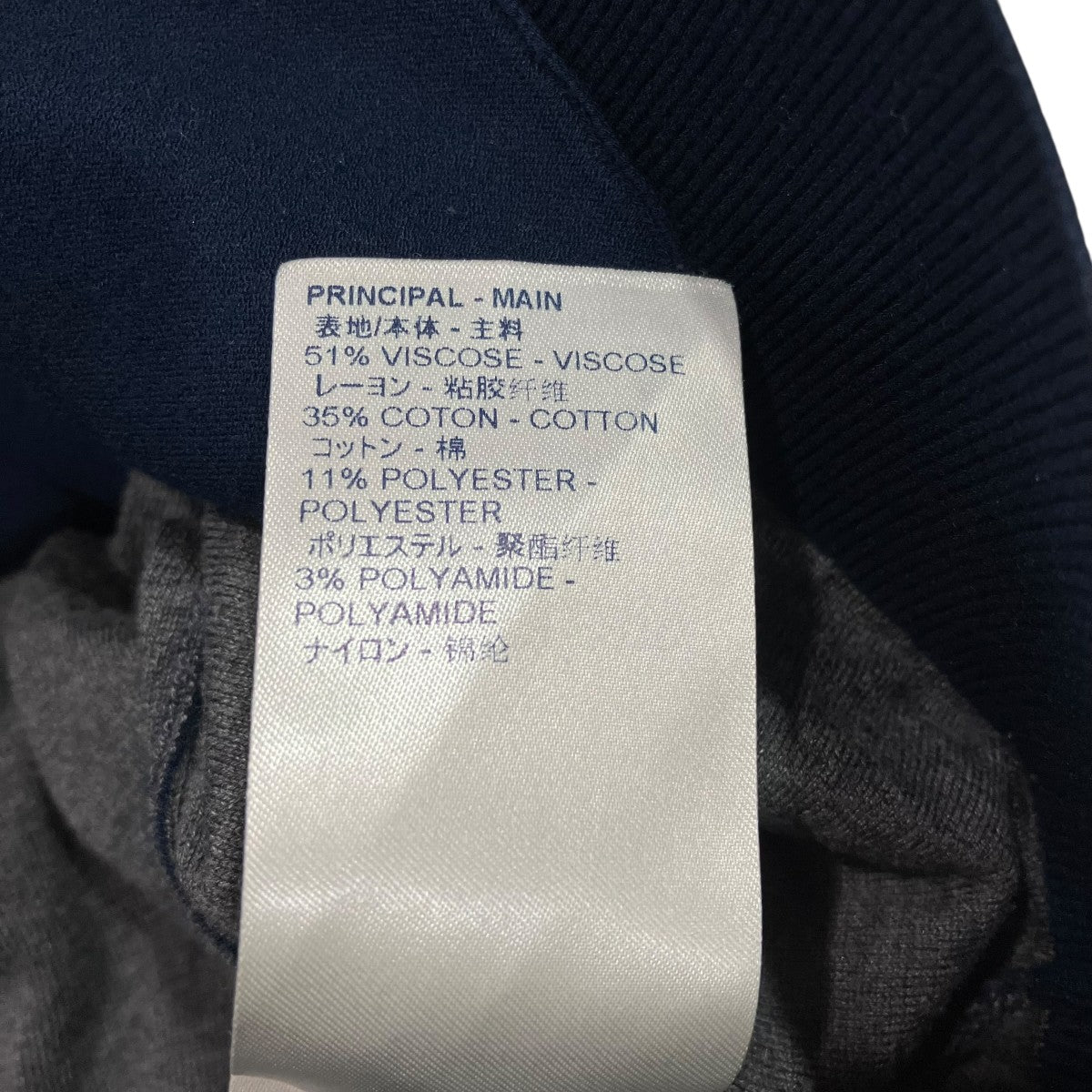 LOUIS VUITTON ドロップニードル モノグラム ニットジャケットRM202Q TBU HIN50W 古着・中古-7枚目のアイテム画像
