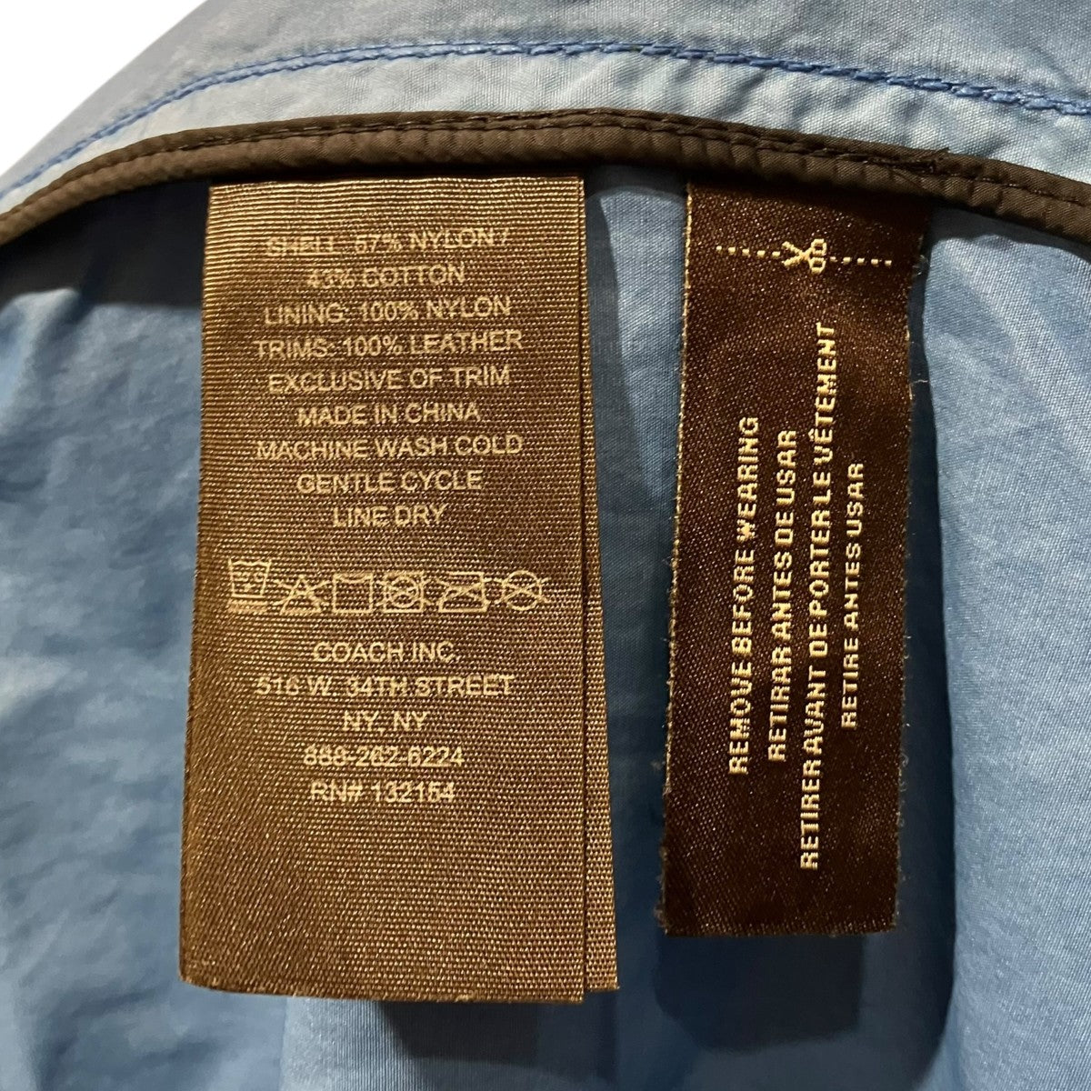 COACH マルチポケットジャケット 古着・中古-4枚目のアイテム画像