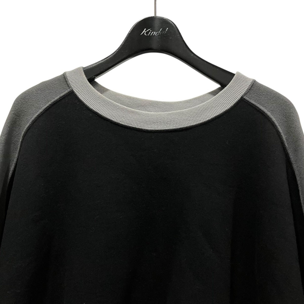 PANEL SHOULDER CREW NECKパネル切替スウェット