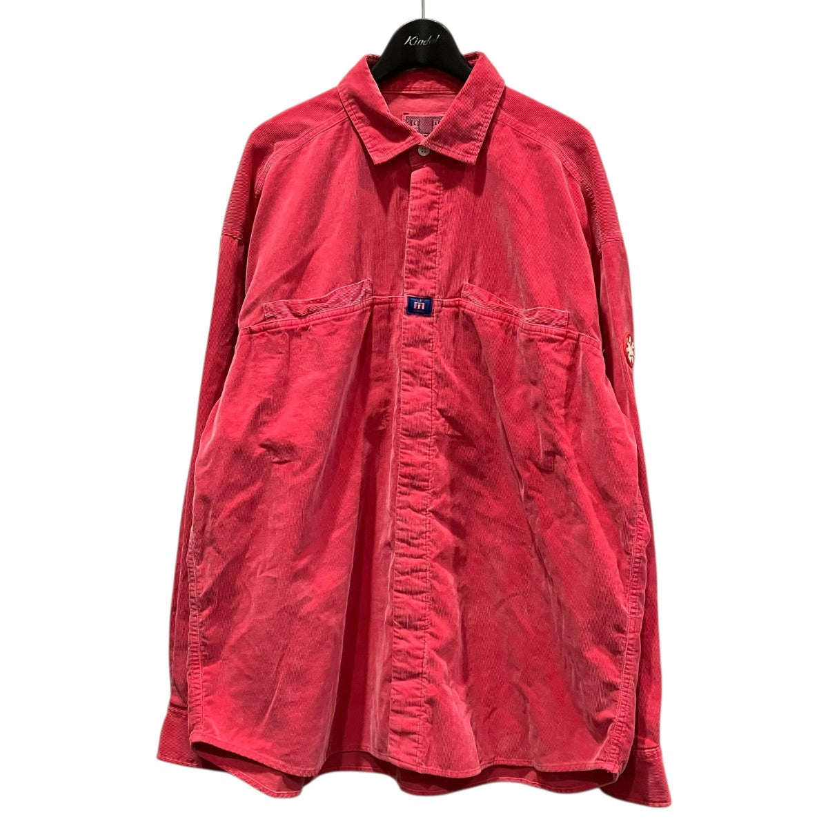 OVERDYE CORD DESIGN BIG SHIRTコーデュロイシャツCES22SH04
