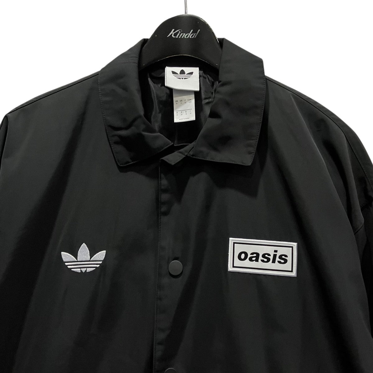 adidas originals×oasis コーチジャケットKT3464 古着・中古-3枚目のアイテム画像