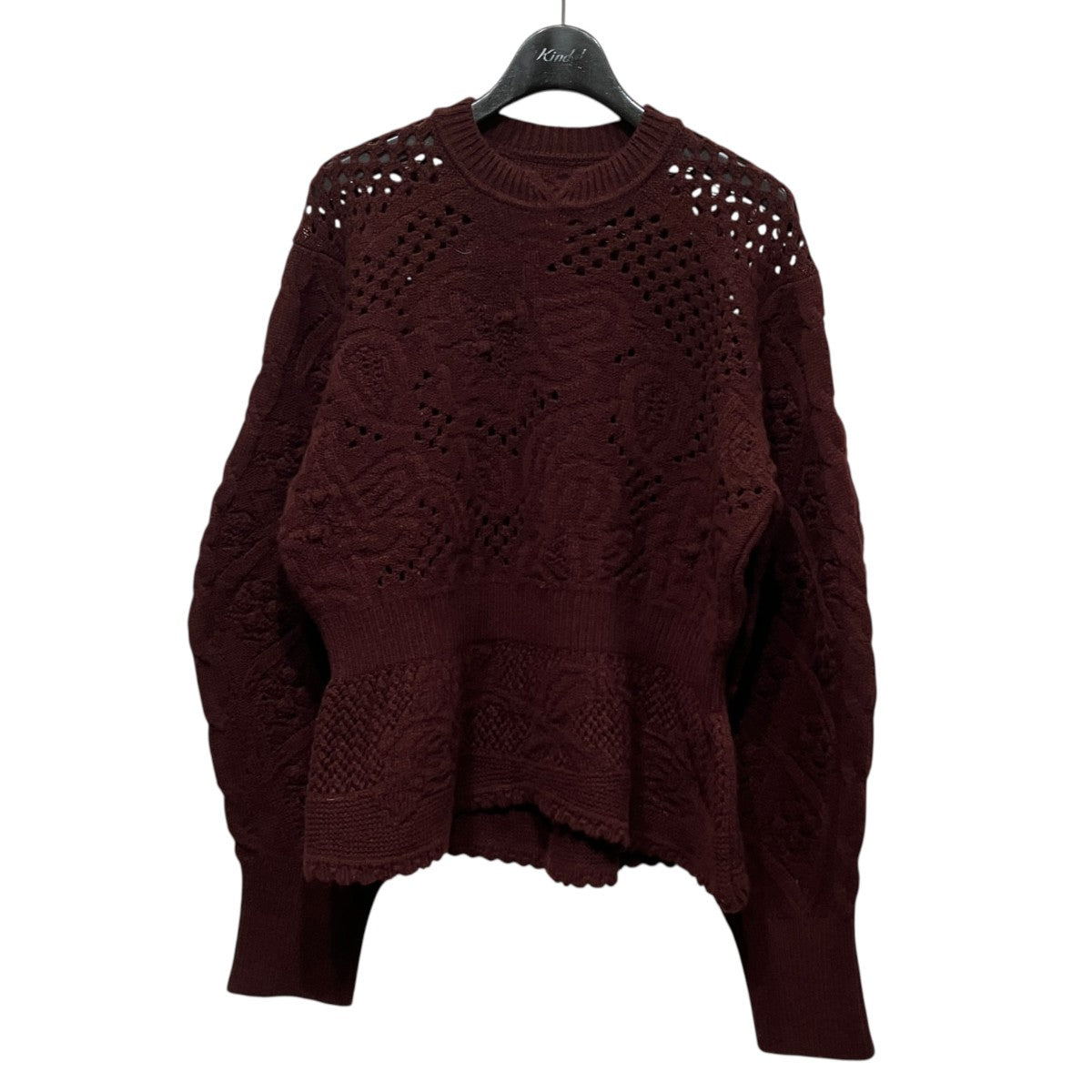 Multi Pattern Low Gauge Knitted TopローゲージニットMM25FW-KN091