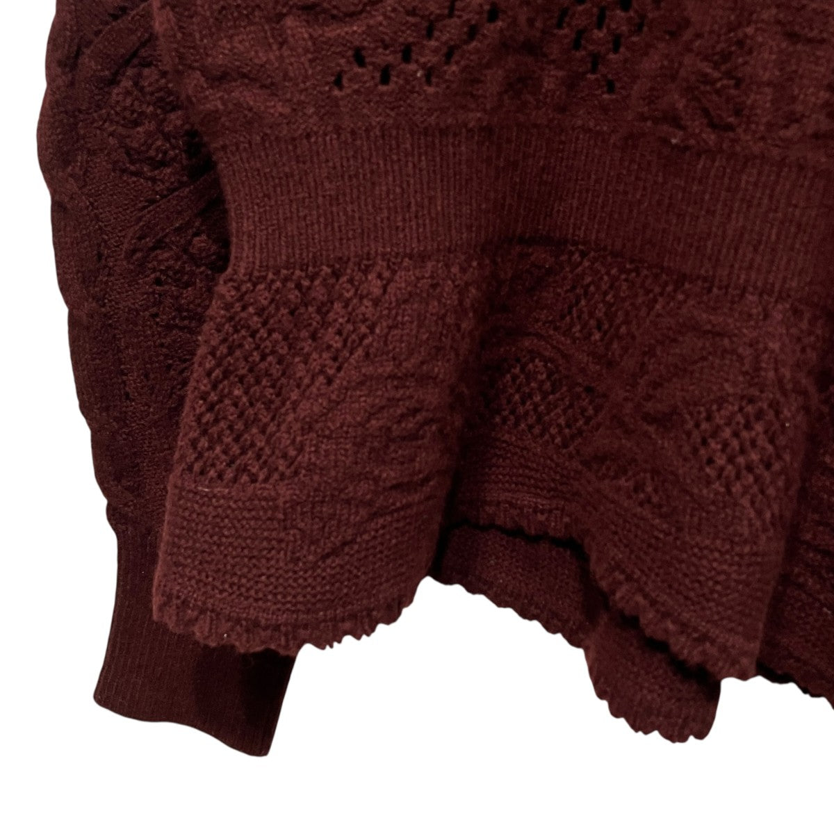 Multi Pattern Low Gauge Knitted TopローゲージニットMM25FW-KN091