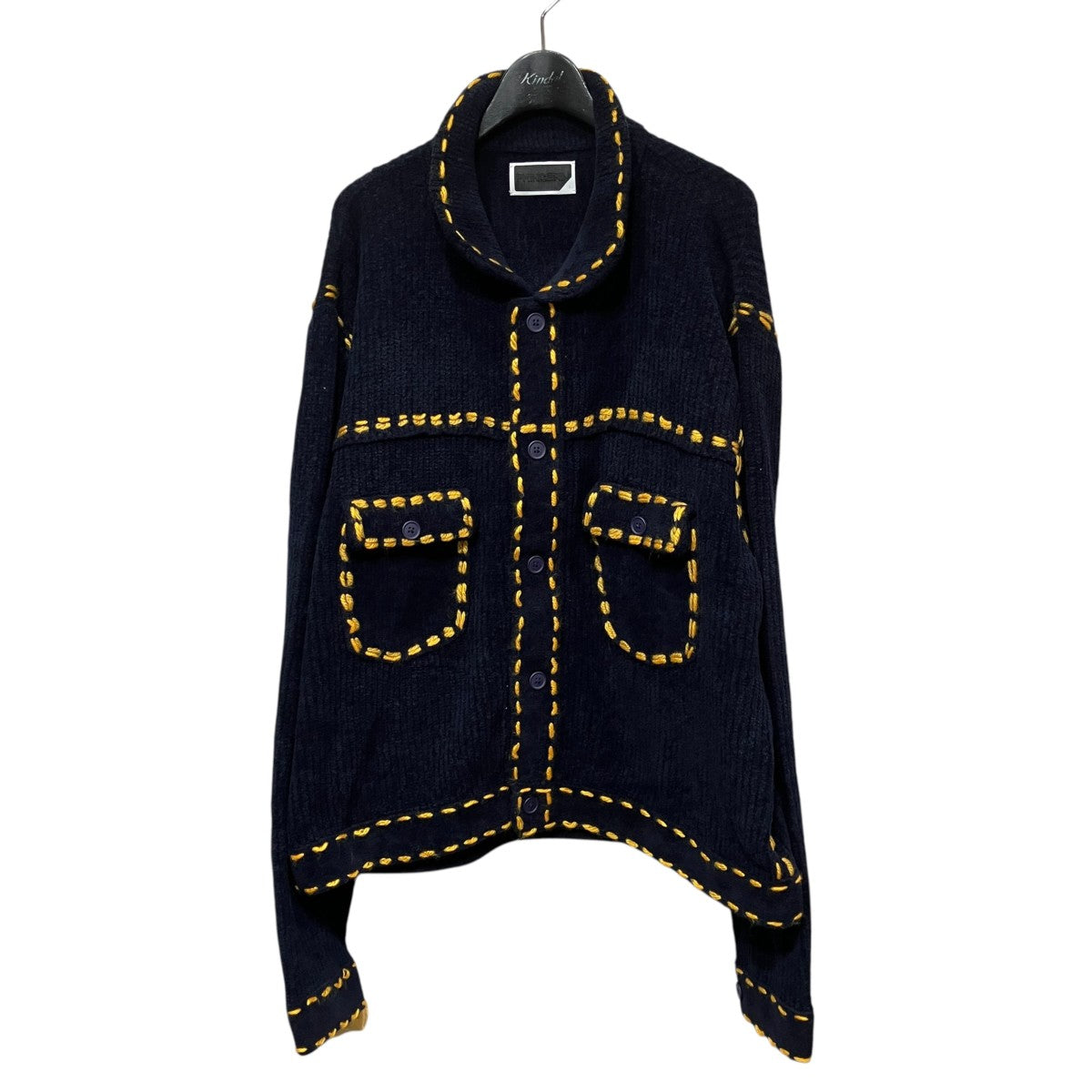 PG1 KnitハンドステッチニットジャケットPD252-KN-01