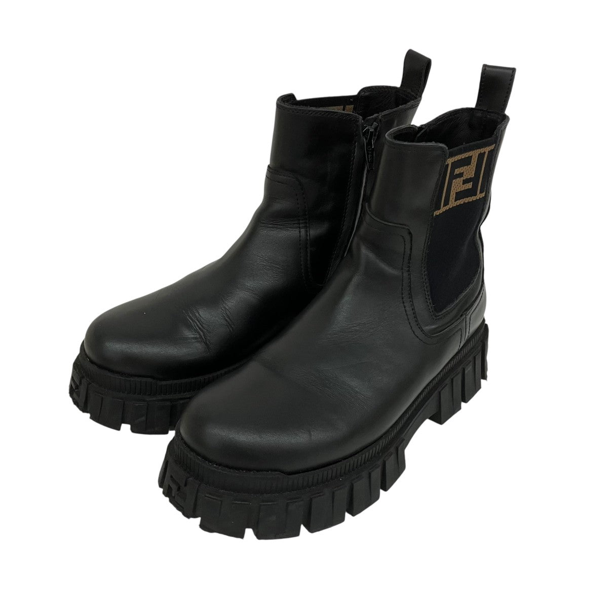 FENDI KIDS サイドゴアブーツJMR459 古着・中古-1枚目のアイテム画像