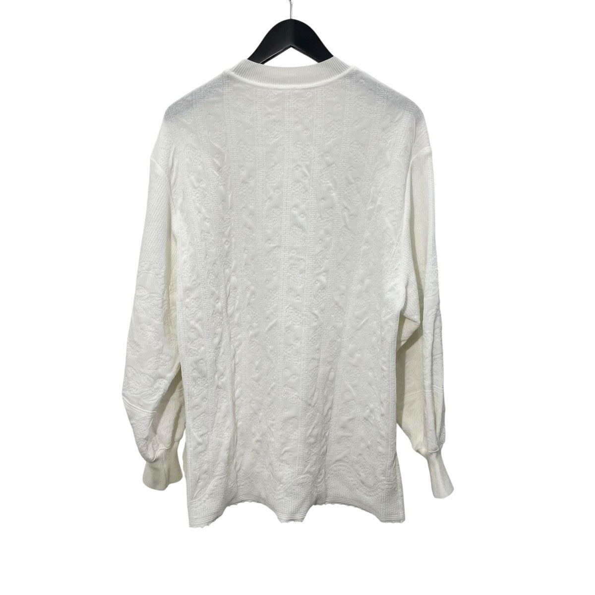 mame kurogouchi Floral Jacquard Knitted TopジャガードニットMM23PF-KN717 古着・中古-2枚目のアイテム画像