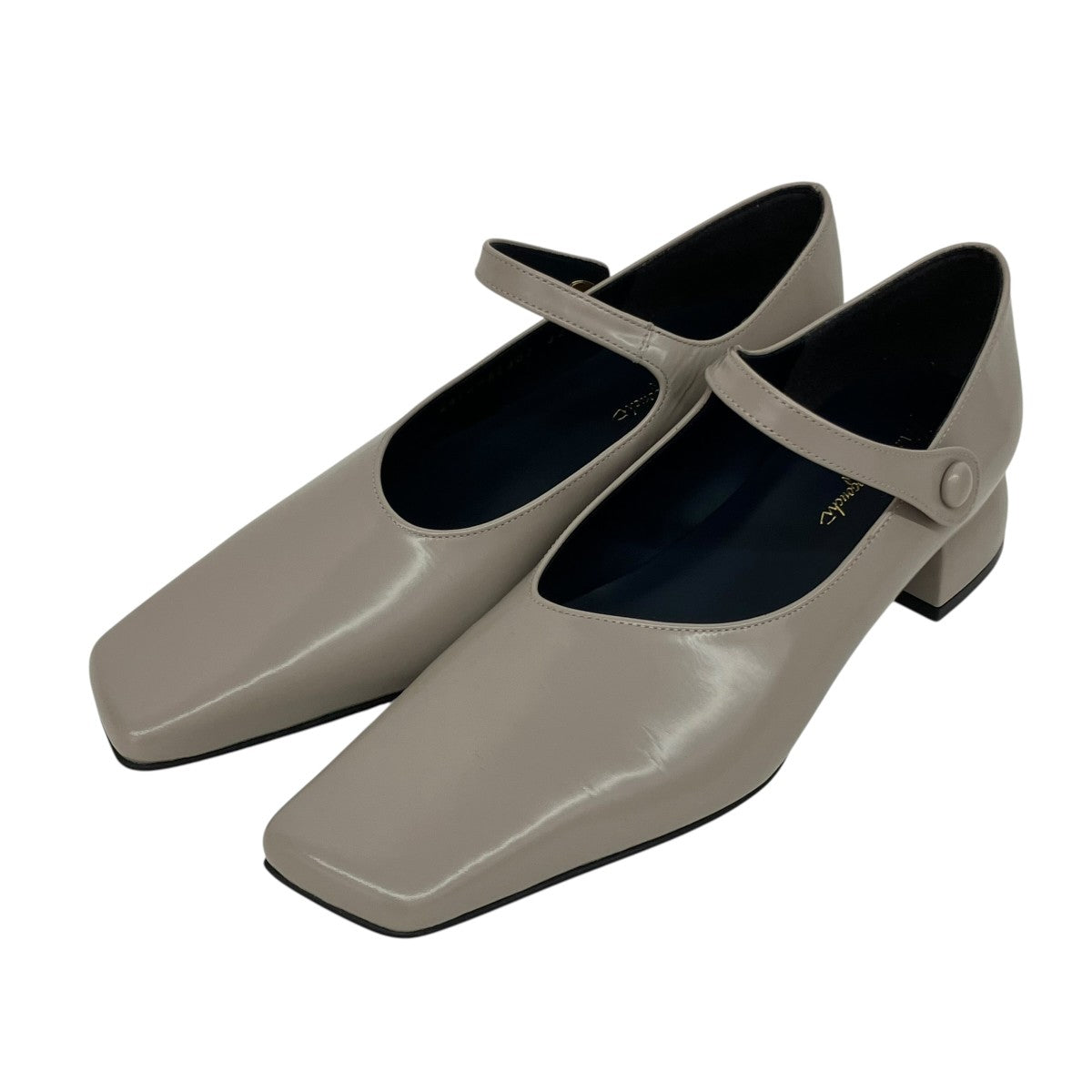 mame kurogouchi Square Toe In-Step Strap HeelsスクエアトゥサンダルMM24FW-AC307 古着・中古-1枚目のアイテム画像