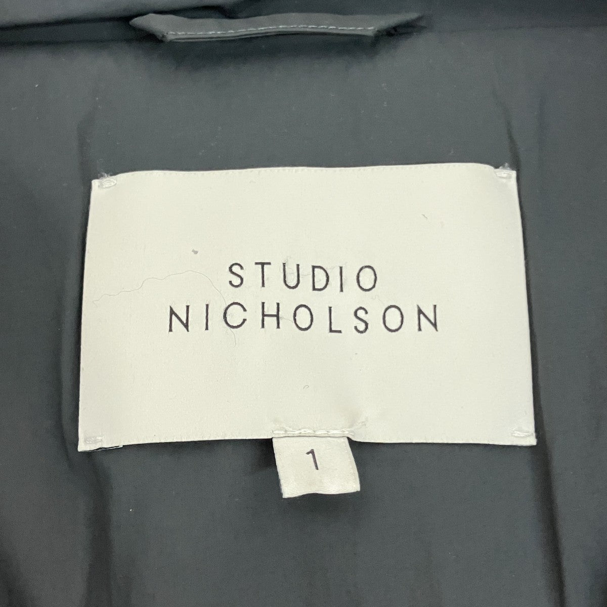 STUDIO NICHOLSON ダウンベスト 古着・中古-6枚目のアイテム画像