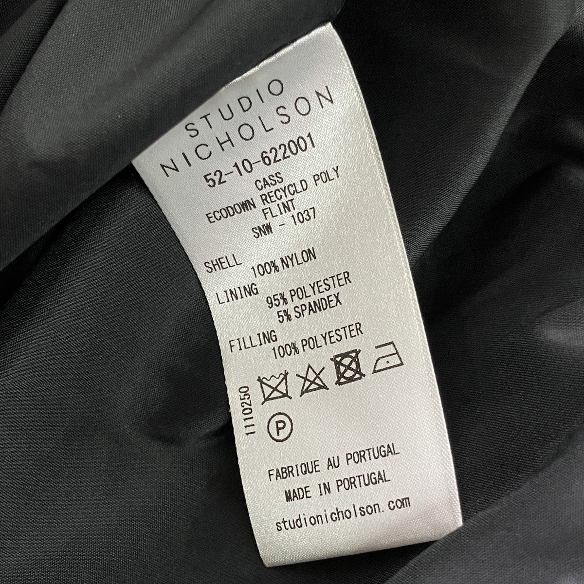 STUDIO NICHOLSON ダウンベスト 古着・中古-7枚目のアイテム画像